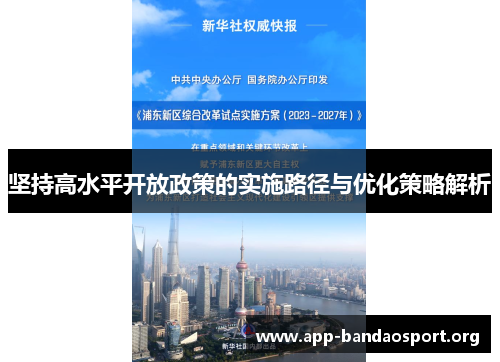 坚持高水平开放政策的实施路径与优化策略解析